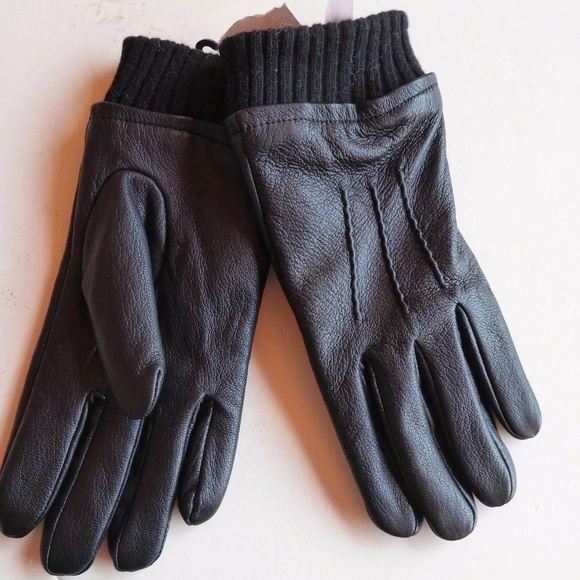 STEWART OF SCOTLAND Other - STEWART OF SCOTLAND LEATHER SHELL /FAUX FUR LINING
